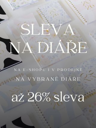 Využijte slevu na diáře 2026! 🛒