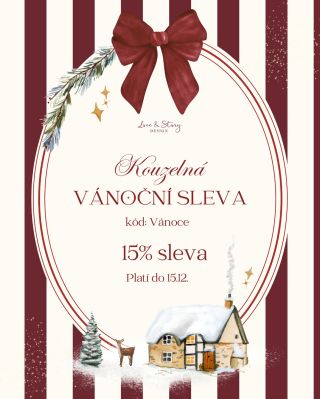 🎄✨ Kouzelná vánoční sleva je tady! ✨🎄 Rozbalte si dárek už teď – 15% sleva na celý nákup s kódem Vánoce. Nečekejte, akce...