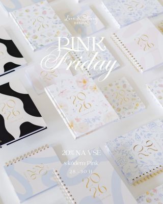 🎀 Pink Friday je tu! 20 % sleva na celý e-shop (ano, na vše!). 🛍️ Použijte kód: "Pink" a udělejte radost sobě nebo někomu...